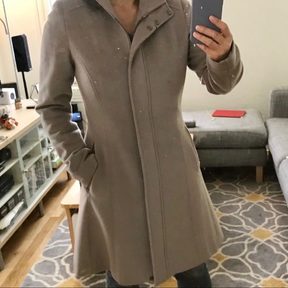Calvin Klein Jackets \u0026 Coats | Calvin Klein Coat | Color: Cream | Size: S | Archrighthere's Closet